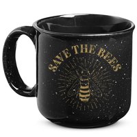 Retro Save the Bees Apiary Bee Beekeeper Earth Day 15oz Campfire Ceramic Mug