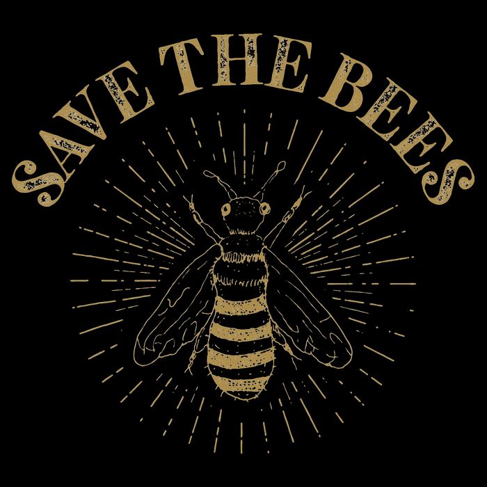 Retro Save the Bees Apiary Bee Beekeeper Earth Day 16 in Basic Backpack