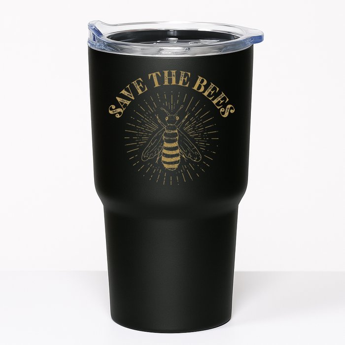 Retro Save the Bees Apiary Bee Beekeeper Earth Day Tumbler