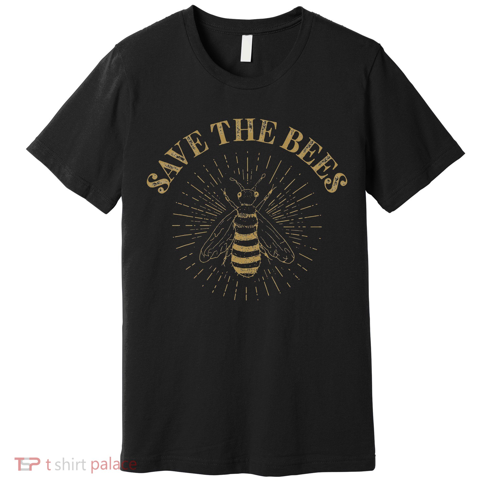 Retro Save the Bees Apiary Bee Beekeeper Earth Day Premium T-Shirt