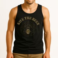 Retro Save the Bees Apiary Bee Beekeeper Earth Day Tank Top