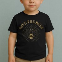 Retro Save the Bees Apiary Bee Beekeeper Earth Day Toddler T-Shirt