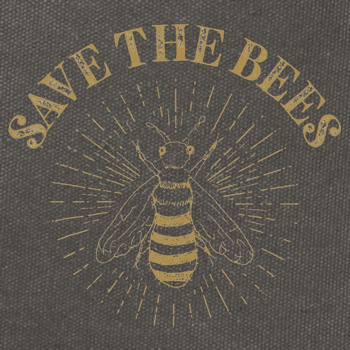 Retro Save the Bees Apiary Bee Beekeeper Earth Day Cotton Canvas Backpack