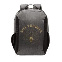Retro Save the Bees Apiary Bee Beekeeper Earth Day Vector Backpack