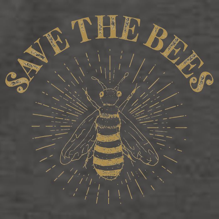 Retro Save the Bees Apiary Bee Beekeeper Earth Day Vector Backpack