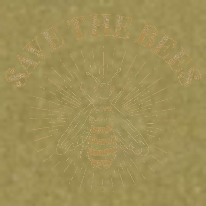 Retro Save the Bees Apiary Bee Beekeeper Earth Day Garment-Dyed Women's Muscle Tee