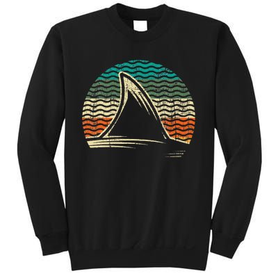 Retro Shark Tail Marine Biologist Shark Lovers Wildlife Sweatshirt