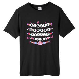 Retro Speech Therapy Lights Camera Speech Smile New Slp Gift Tall Fusion ChromaSoft Performance T-Shirt