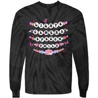 Retro Speech Therapy Lights Camera Speech Smile New Slp Gift Tie-Dye Long Sleeve Shirt