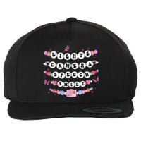 Retro Speech Therapy Lights Camera Speech Smile New Slp Gift Wool Snapback Cap