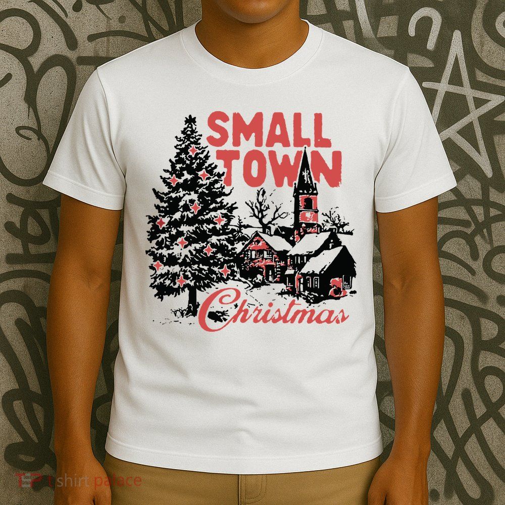 Retro Small Town Christmas T-Shirt