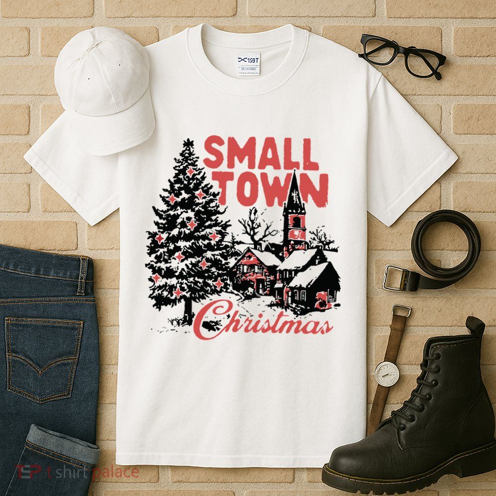 Retro Small Town Christmas Tall T-Shirt