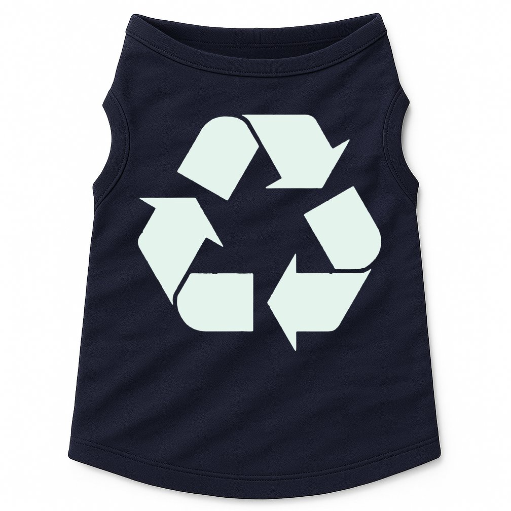Recycle Symbol T Shirt Vintage Recycle T Shirt Recycle Logo Shirt Doggie Tank