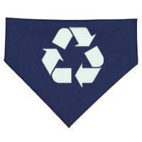 Recycle Symbol T Shirt Vintage Recycle T Shirt Recycle Logo Shirt USA-Made Doggie Bandana