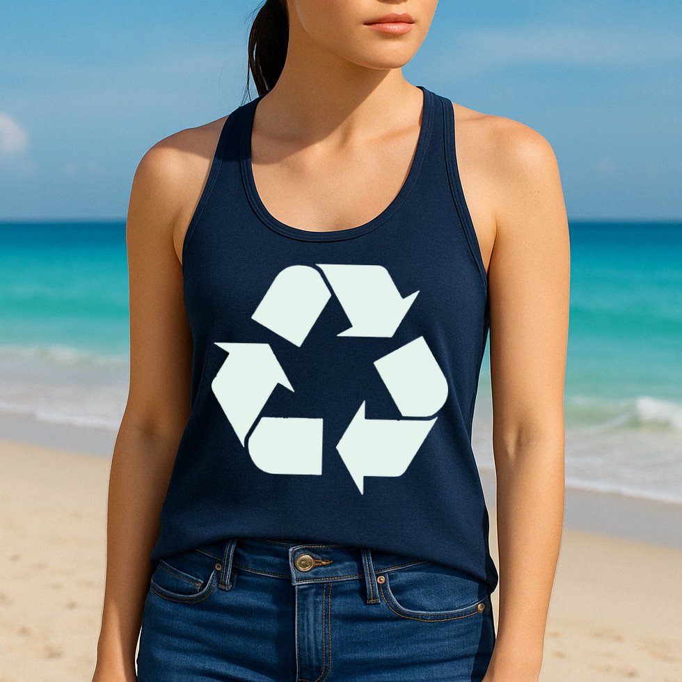 Recycle Symbol T Shirt Vintage Recycle T Shirt Recycle Logo Shirt Womens Tank Top