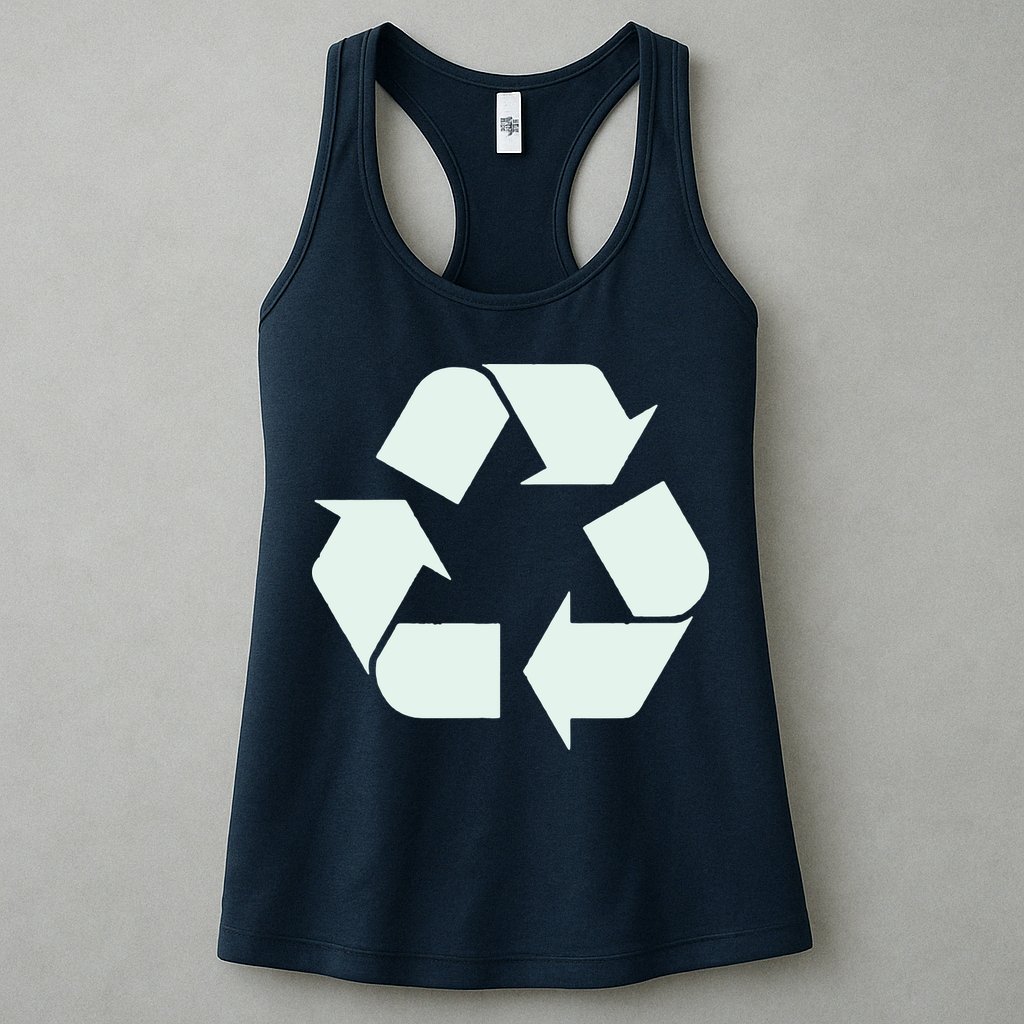 Recycle Symbol T Shirt Vintage Recycle T Shirt Recycle Logo Shirt Womens Tank Top