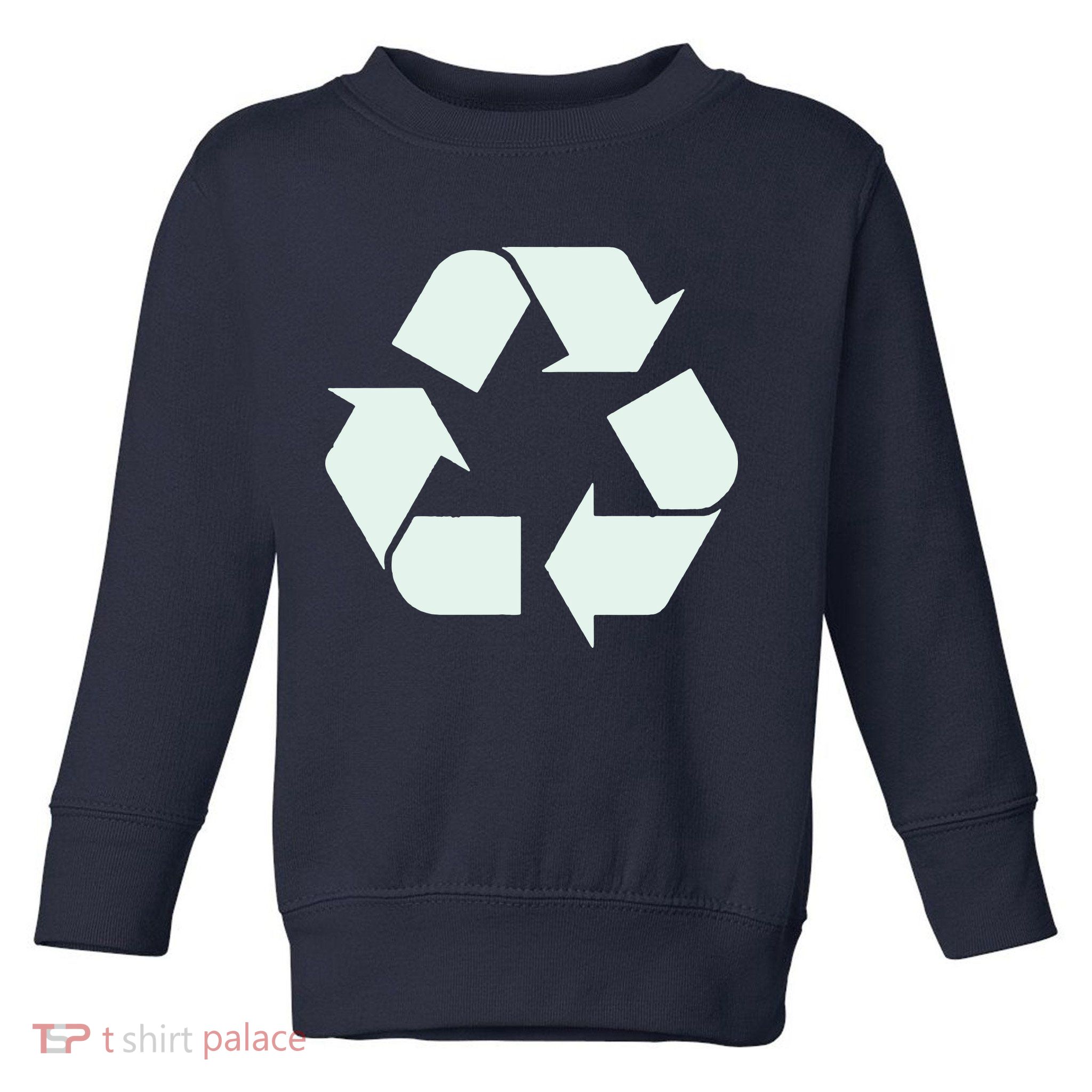 Recycle Symbol T Shirt Vintage Recycle T Shirt Recycle Logo Shirt Toddler Sweatshirt