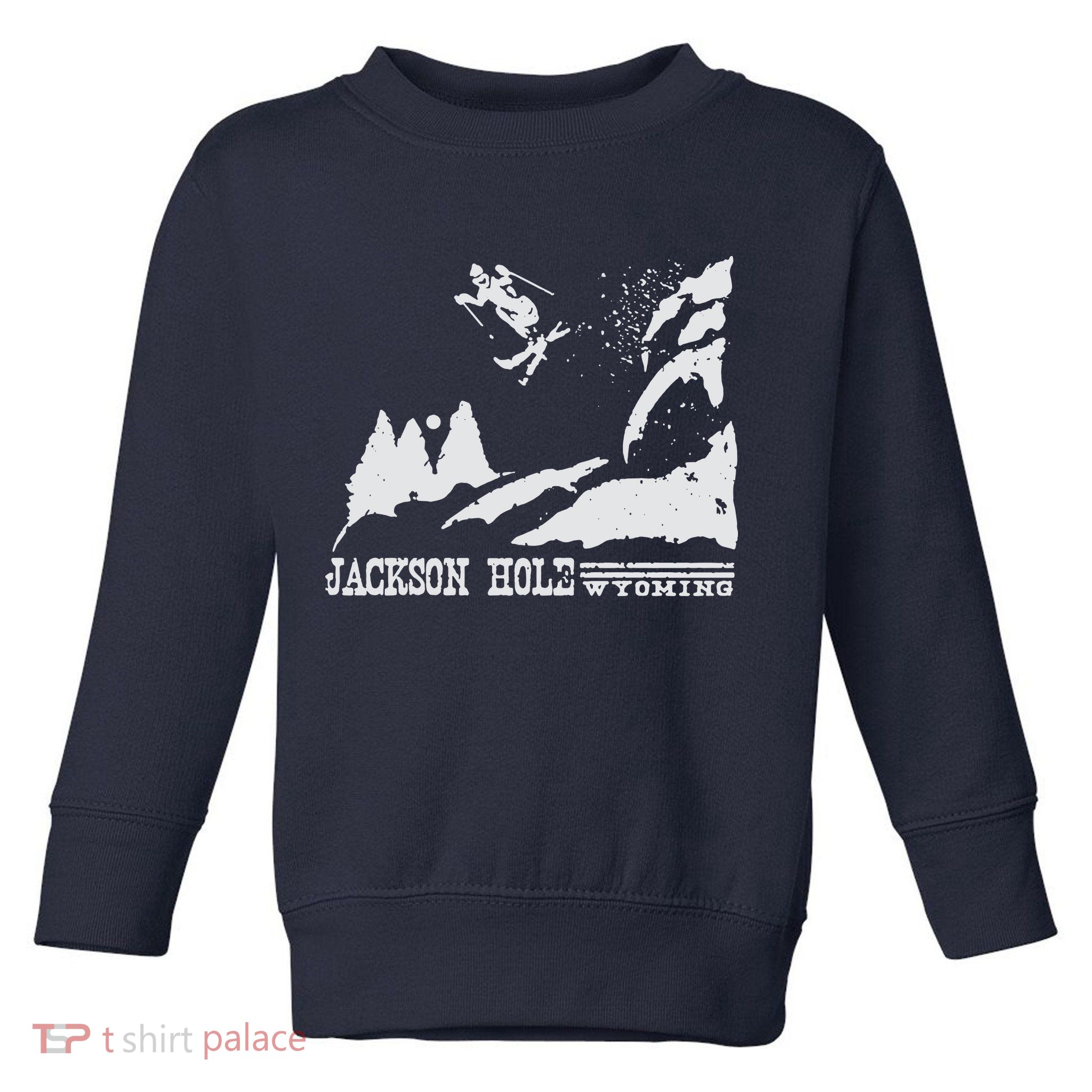 Retro Ski T Shirt Jackson Hole Wyoming Skiing T Shirt Vintage Ski Resort T Shirt Toddler Sweatshirt