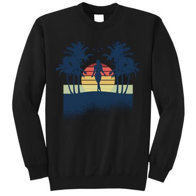 Retro Sunset Tropical Vacation Sweatshirt