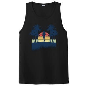 Retro Sunset Tropical Vacation PosiCharge Competitor Tank