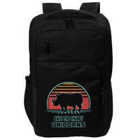 Rhino Save The Chubby Unicorns Retro 80s Style Funny Impact Tech Backpack