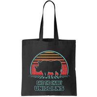 Rhino Save The Chubby Unicorns Retro 80s Style Funny Bag