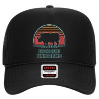 Rhino Save The Chubby Unicorns Retro 80s Style Funny Hat