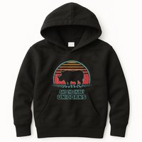 Rhino Save The Chubby Unicorns Retro 80s Style Funny Kids Hoodie