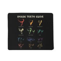 Retro Shark Teeth Guide Fossil Tooth Collector Mousepad