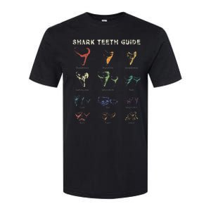 Retro Shark Teeth Guide Fossil Tooth Collector Softstyle CVC T-Shirt