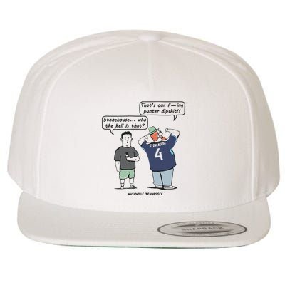 Ryan Stonehouse That’S Our Fucking Punter Dipshit Wool Snapback Cap