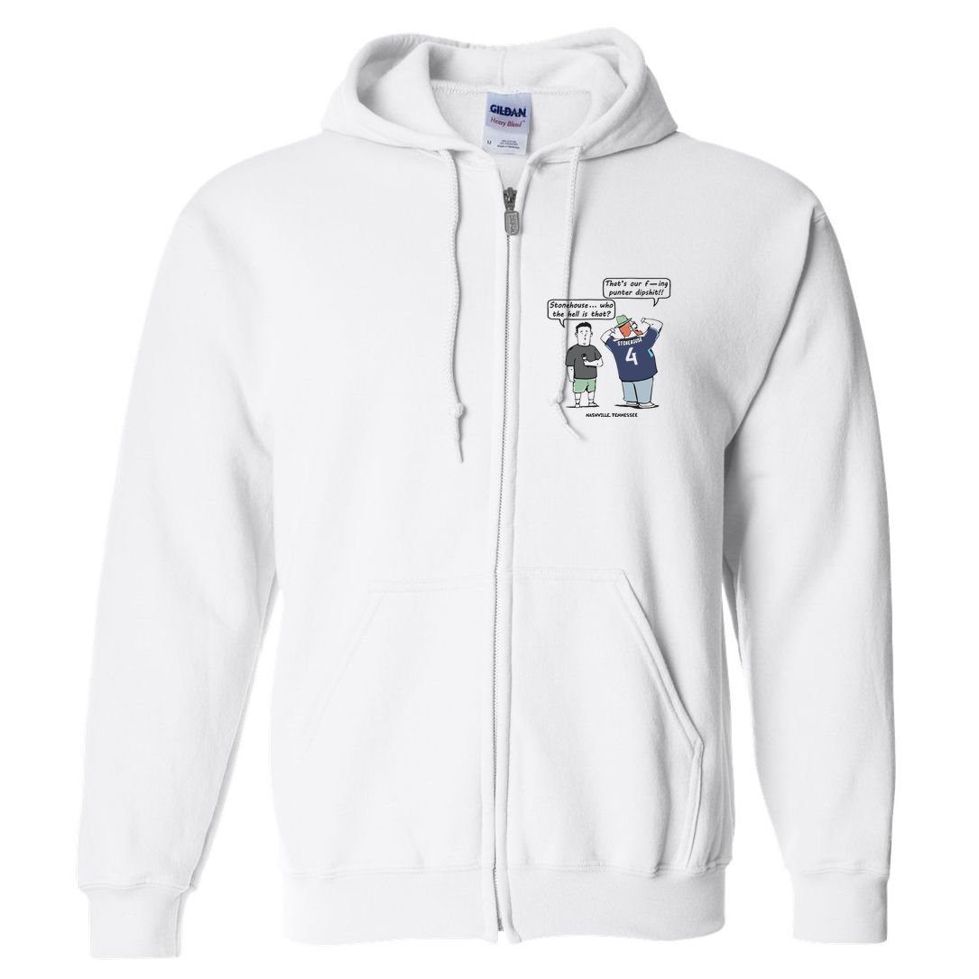 Ryan Stonehouse That’S Our Fucking Punter Dipshit Full Zip Hoodie