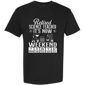 Retired Science Teacher Weekend School Retirement Gift Garment-Dyed Heavyweight T-Shirt