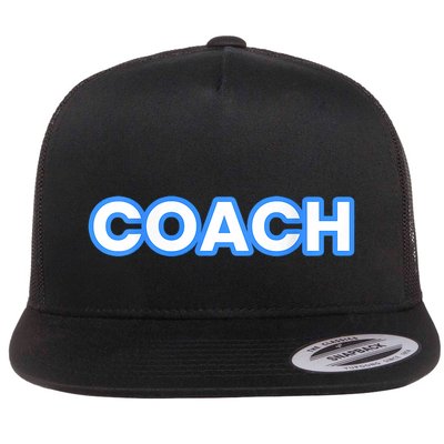 Raptors Soccer Team Coaches Flat Bill Trucker Hat