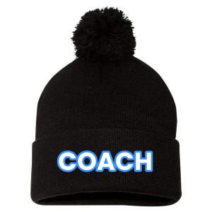 Raptors Soccer Team Coaches Pom Pom 12in Knit Beanie