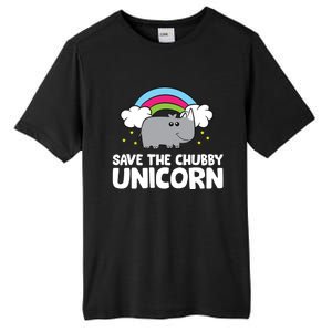 Rhinoceros Save The Chubby Unicorn Love Rhinos Gift Tall Fusion ChromaSoft Performance T-Shirt