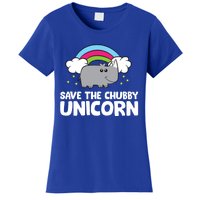 Rhinoceros Save The Chubby Unicorn Love Rhinos Gift Women's T-Shirt