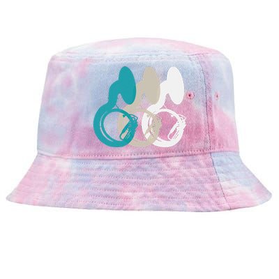 Retro Sousaphone Tuba Music Brass Band Gift Tie-Dyed Bucket Hat