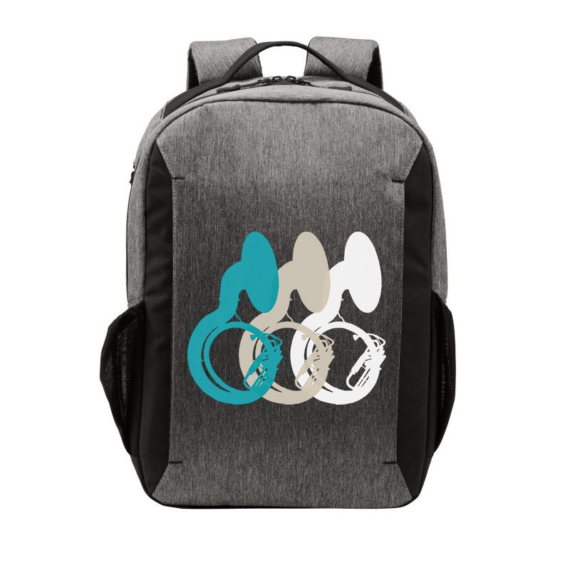 Retro Sousaphone Tuba Music Brass Band Gift Vector Backpack