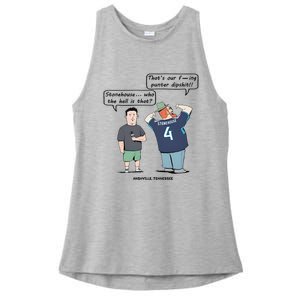 Ryan Stonehouse That’S Our Fucking Punter Dipshit Ladies PosiCharge Tri-Blend Wicking Tank