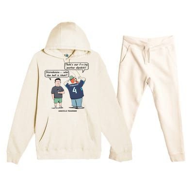 Ryan Stonehouse That’S Our Fucking Punter Dipshit Premium Hooded Sweatsuit Set