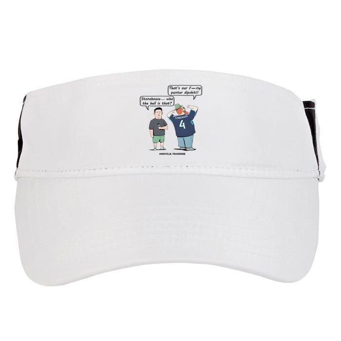 Ryan Stonehouse That’S Our Fucking Punter Dipshit Adult Drive Performance Visor