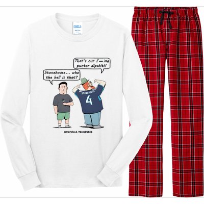 Ryan Stonehouse That’S Our Fucking Punter Dipshit Long Sleeve Pajama Set