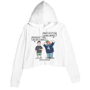 Ryan Stonehouse That’S Our Fucking Punter Dipshit Crop Fleece Hoodie