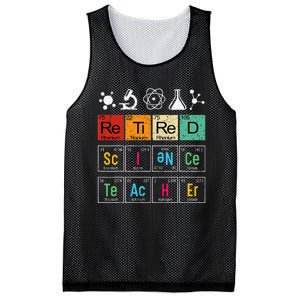 Retired Science Teacher Learning School Retiret Mesh Reversible Basketball Jersey Tank