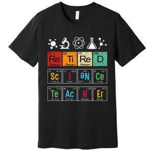 Retired Science Teacher Learning School Retiret Premium T-Shirt