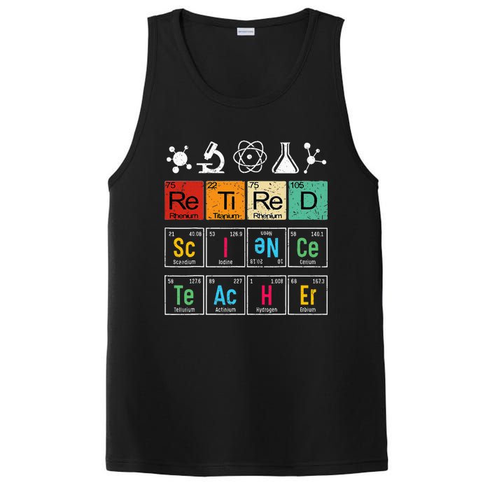 Retired Science Teacher Learning School Retiret PosiCharge Competitor Tank