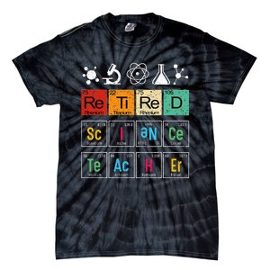 Retired Science Teacher Learning School Retiret Tie-Dye T-Shirt