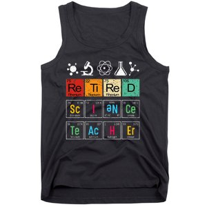 Retired Science Teacher Learning School Retiret Tank Top