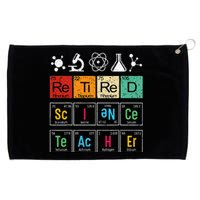 Retired Science Teacher Learning School Retiret Grommeted Golf Towel